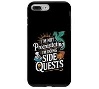 Dire drôle de ne Pas procrastiner Doing Side Quests Gamer Coque pour iPhone 7 Plus/8 Plus