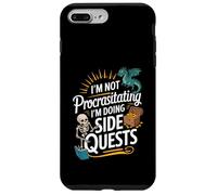 Dire drôle de ne Pas procrastiner Doing Side Quests Gamer Coque pour iPhone 7 Plus/8 Plus