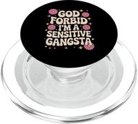 Dire drôle, Dieu ne Plaise, Je suis Un Gangsta Sensible, Femmes et Hommes PopSockets PopGrip pour MagSafe