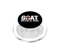 Dire drôle : Dieu, Toute chèvre, Sarcastique et Humoristique PopSockets PopGrip pour MagSafe