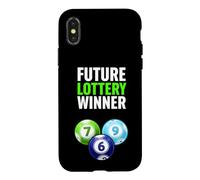 Dire drôle du Futur Gagnant de la loterie Sarcastique Coque pour iPhone X/XS