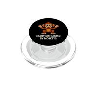 Dire drôle Facilement distrait par Les singes PopSockets PopGrip pour MagSafe