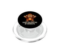 Dire drôle Facilement distrait par Les singes PopSockets PopGrip pour MagSafe