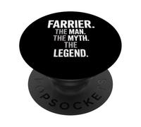 Dire drôle Farrier The Man The Myth The Legend Women Men PopSockets PopGrip Adhésif