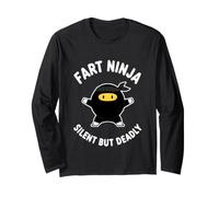 Dire drôle : Fart Ninja : Silencieux mais Mortel Manche Longue