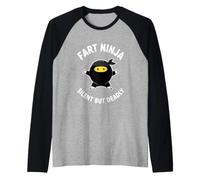 Dire drôle : Fart Ninja : Silencieux mais Mortel Manche Raglan