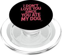 Dire drôle : « Je ne t'aime Plus », Chien, Chaos, Femmes, Hommes PopSockets PopGrip pour MagSafe