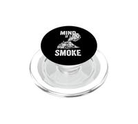Dire drôle : « Mind If Smoke Truck Sarcastic » PopSockets PopGrip pour MagSafe