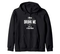 Dire drôle Miss Drunk She Fun Humour Sweat à Capuche