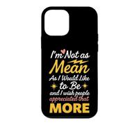 Dire drôle ne Signifie Pas Vouloir Sarcastique Coque pour iPhone 12 Mini