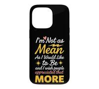 Dire drôle ne Signifie Pas Vouloir Sarcastique Coque pour iPhone 13 Pro