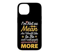 Dire drôle ne Signifie Pas Vouloir Sarcastique Coque pour iPhone 14