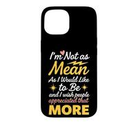 Dire drôle ne Signifie Pas Vouloir Sarcastique Coque pour iPhone 15