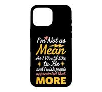 Dire drôle ne Signifie Pas Vouloir Sarcastique Coque pour iPhone 16 Pro Max