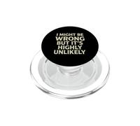 Dire drôle Pourrait Mal mais très Improbable PopSockets PopGrip pour MagSafe