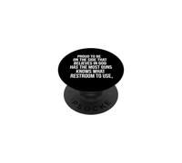 Dire drôle Proud The That Believes God Has The Most Guns PopSockets PopGrip Adhésif