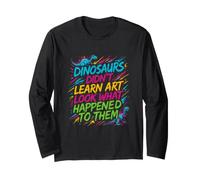 Dire drôle Que Les Dinosaures n'ont Pas appris à Regarder ce Qui s'est passé Manche Longue