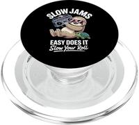 Dire drôle Slow Jams Easy Does It Chill Humour Femmes Hommes PopSockets PopGrip pour MagSafe