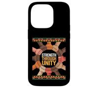 Dire inspirant la Force par l'unité et Le Pouvoir de solidarité Coque pour iPhone 14 Pro