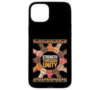 Dire inspirant la Force par l'unité et Le Pouvoir de solidarité Coque pour iPhone 15 Plus