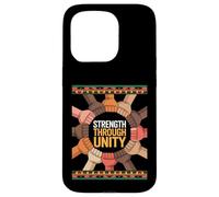 Dire inspirant la Force par l'unité et Le Pouvoir de solidarité Coque pour iPhone 15 Pro
