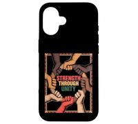 Dire inspirant la Force par l'unité et Le Pouvoir de solidarité Coque pour iPhone 16