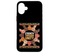Dire inspirant la Force par l'unité et Le Pouvoir de solidarité Coque pour iPhone 16 Plus