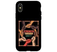 Dire inspirant la Force par l'unité et Le Pouvoir de solidarité Coque pour iPhone X/XS