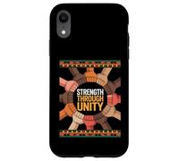 Dire inspirant la Force par l'unité et Le Pouvoir de solidarité Coque pour iPhone XR