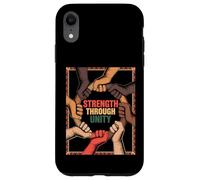 Dire inspirant la Force par l'unité et Le Pouvoir de solidarité Coque pour iPhone XR