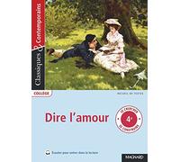 Dire l'amour - Classiques et Contemporains