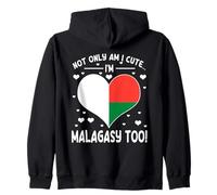 Dire malgache drôle et mignon Madagascar Pride Sweat à Capuche