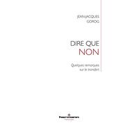 Dire que non: Quelques remarques sur le transfert