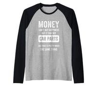 Dire Sarcastique Argent Acheter Bonheur mais pièces Manche Raglan