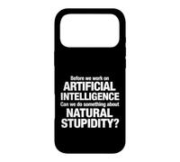 Dire Sarcastique Avant Le Travail Intelligence Artificielle Coque pour iPhone 17 Pro Max