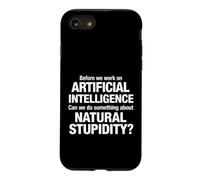 Dire Sarcastique Avant Le Travail Intelligence Artificielle Coque pour iPhone SE (2020) / 7/8