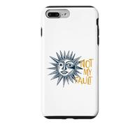 Dire Sarcastique : ce n'est Pas ma faute avec Artsy Sun Coque pour iPhone 7 Plus/8 Plus