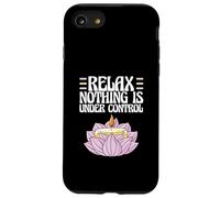 Dire sarcastique méditation, relaxer, rien n'est sous contrôle Coque pour iPhone SE (2020) / 7 / 8
