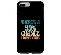 Dire Sarcastique qu'il y a 99% de Chances Que Je ne m'en Soucie Coque pour iPhone 7 Plus/8 Plus