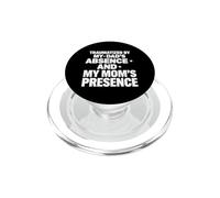 Dire Sarcastique traumatisé par Mon père Absence et ma mère PopSockets PopGrip pour MagSafe