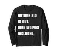 Dire Wolf Revived Funny Geek & Office Citation Nature 2.0 Manche Longue