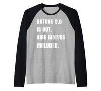 Dire Wolf Revived Funny Geek & Office Citation Nature 2.0 Manche Raglan