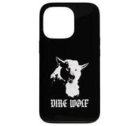 Dire Wolf Spirit, créature mythique, animal disparu, vintage Coque pour iPhone 13 Pro