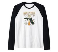Direct Flights to The Moon Florida Space Coast Retro Manche Raglan