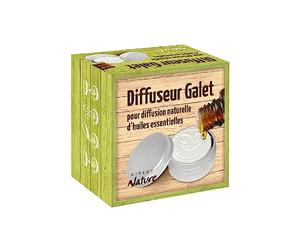 Direct-Nature Diffuseur d'Huiles Essentielles Galet - Déco Feuilles