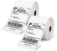 Direct Thermal Label 4"" x 6"",Shipping Label,Compatible with Desktop Thermal Printer,Compatible with All Courier Businesses (1000 Labels in Roll)