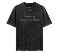 Directed by David Lynch Movie Fan Men's T-Shirt Graphic Shirts Unisex Black Tee 3XL