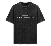 Directed by John Carpenter Movie Fan Men's T-Shirt Graphic Shirts Unisex Black Tee L