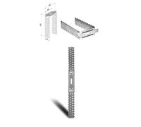 directement abhänger 125 mm - Lot de 100 U de abhänger pour lattes en bois Couverture abhänger CD Profile Plat