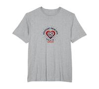 Directeur Adjoint : Cœur de l'école T-Shirt, Homme Grandes Tailles, Gris Chiné, 4X Tall